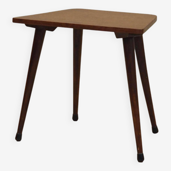 Tabouret en teck, design danois, années 1970, production : Danemark