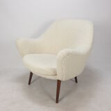 Mid century scandinavian lounge chair, 1950's