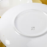 Set of 6 cups yellow pottery Badonviller