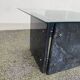 Table basse en marbre vintage années 70 design italien