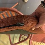 Set of 4 new Pedrali brand outdoor and indoor cordage armchairs with cushions