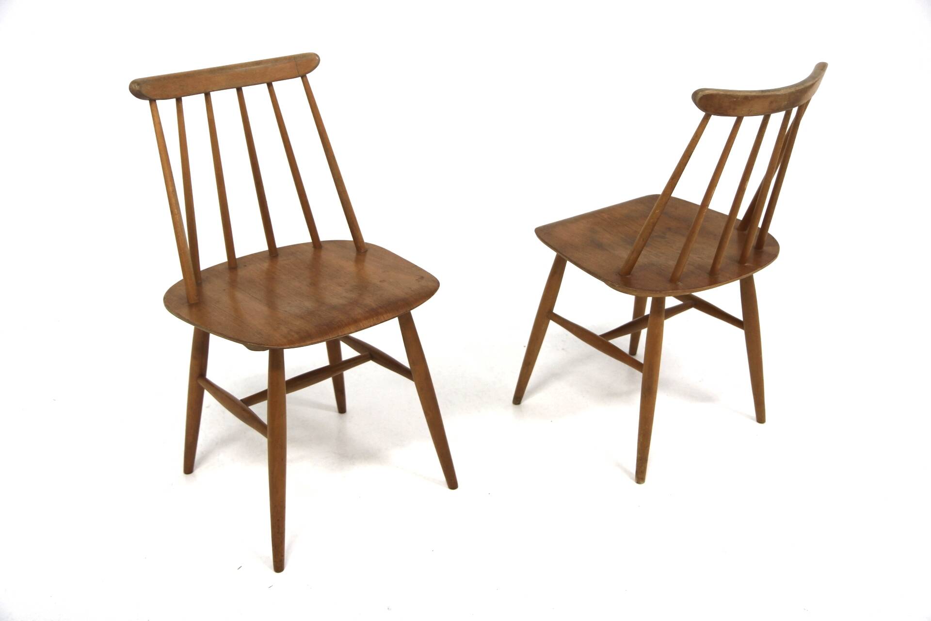 Set de 2 chaises scandinave "Fanett" par Ilmari Tapiovaara, Suède, 1960