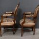 Paire de fauteuils en hêtre, style Louis XVI – début XXe