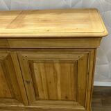 Louis Philippe 3-door buffet, airbrushed and glazed
