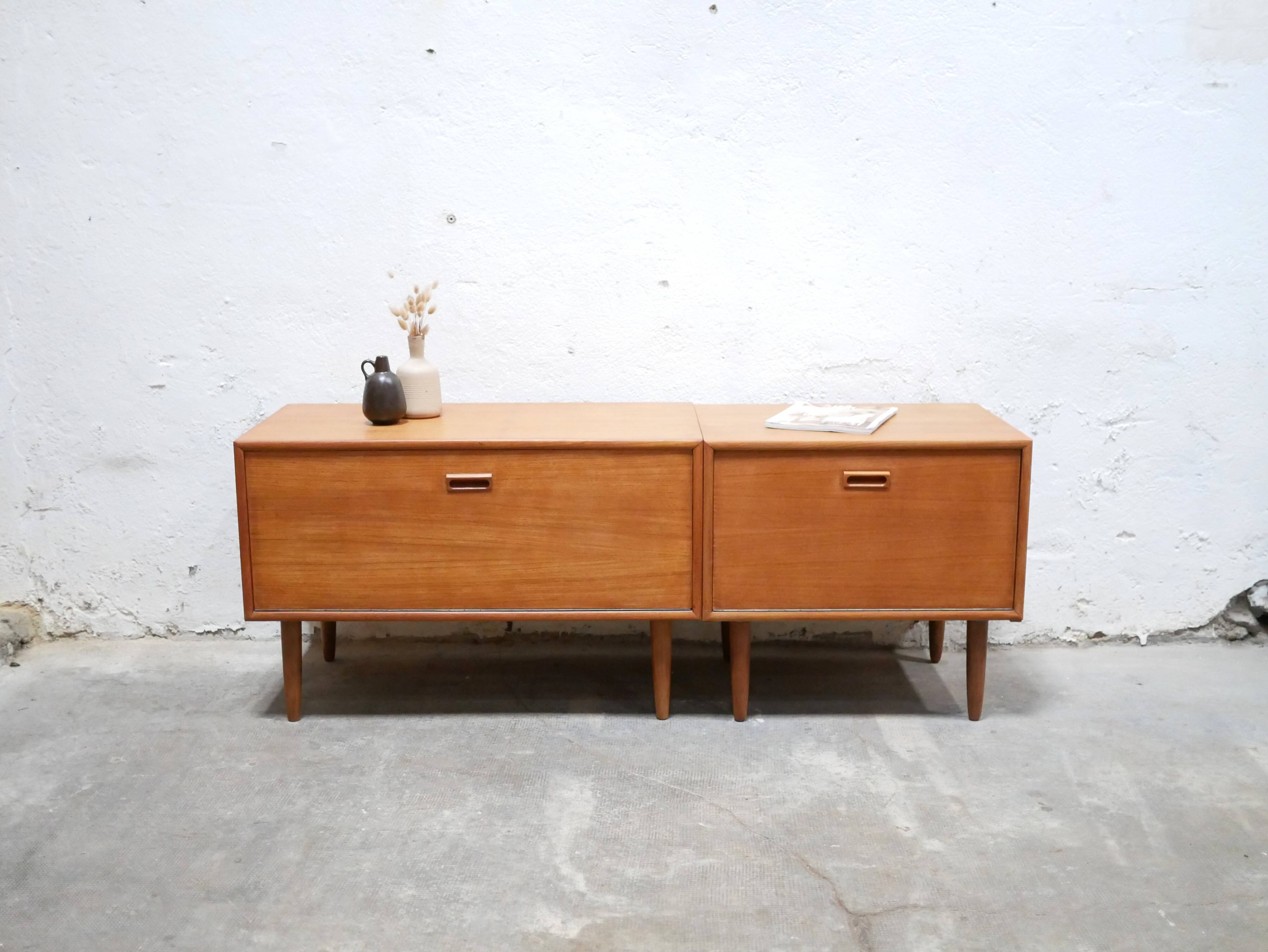 Enfilade vintage en teck par Kempkes Meubelfabrieken, Pays-Bas