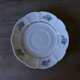 8 cups and their porcelain saucers