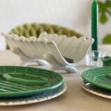 2 Sarreguemines asparagus plates