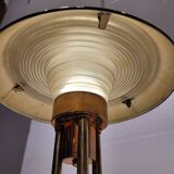 "Mushroom" table lamp, gilt brass, Claude-Paz Et Silva, Art Deco, 1930s – France