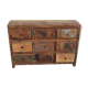 Commode en bois 9 tiroirs