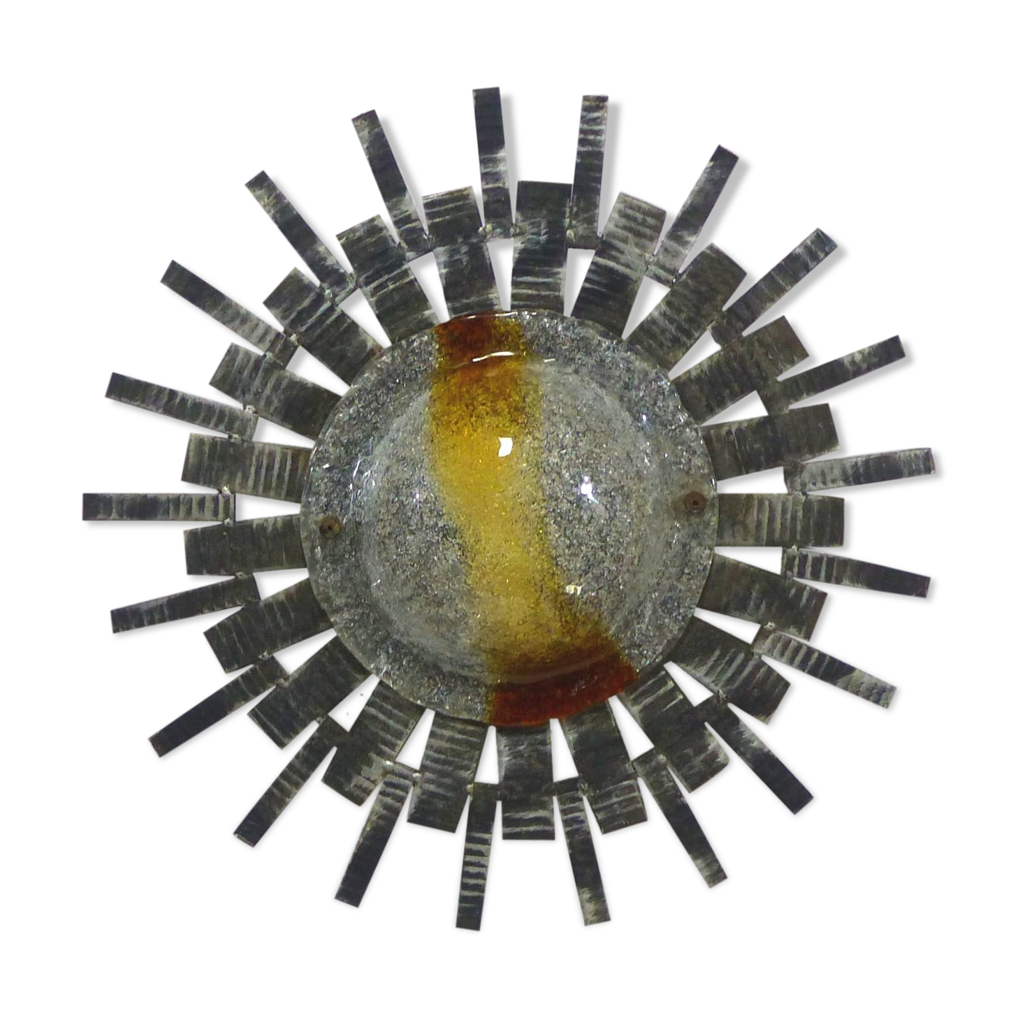 Wall light brutalist vintage sun