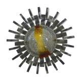 Wall light brutalist vintage sun