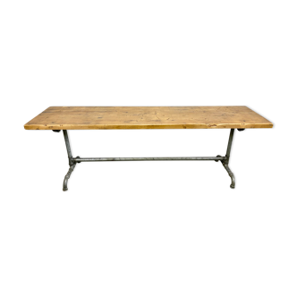 Table à manger industrielle, années 1960