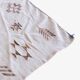 White Kilim Rug with Berber Pattern - 243 x 146 cm