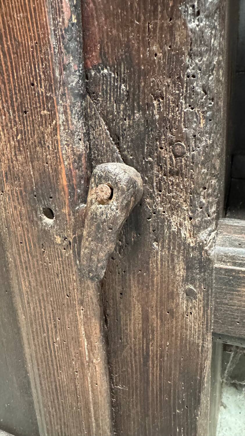 19th century folk art credenza