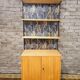 Modular furniture with vintage shelves year 1970