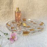 Plat rond en cristal