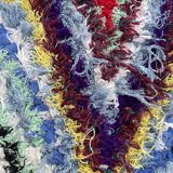 Moroccan Carpet Berbere Boucherouite