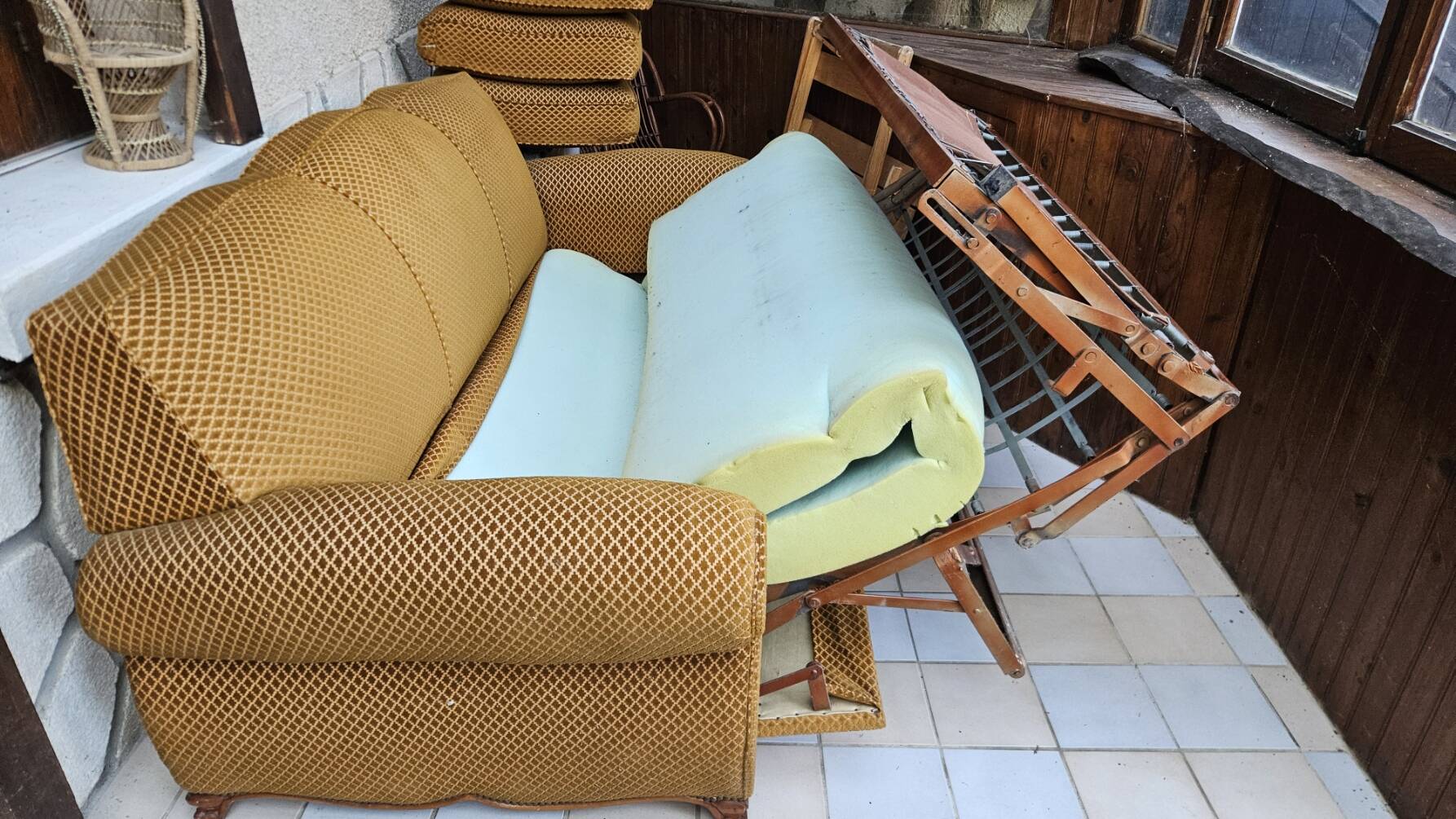 vintage sofa