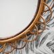 Rattan sun mirror
