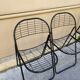 Set of 4 minimalist chairs "Åland" Niels Gammelgaard 1980