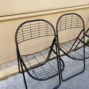 Set of 4 minimalist chairs "Åland" Niels Gammelgaard 1980