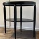 Gueridon console bois noir art déco