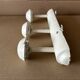 Antique wooden wall-mounted coat rack