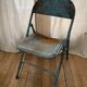 Lot of metal folding chairs