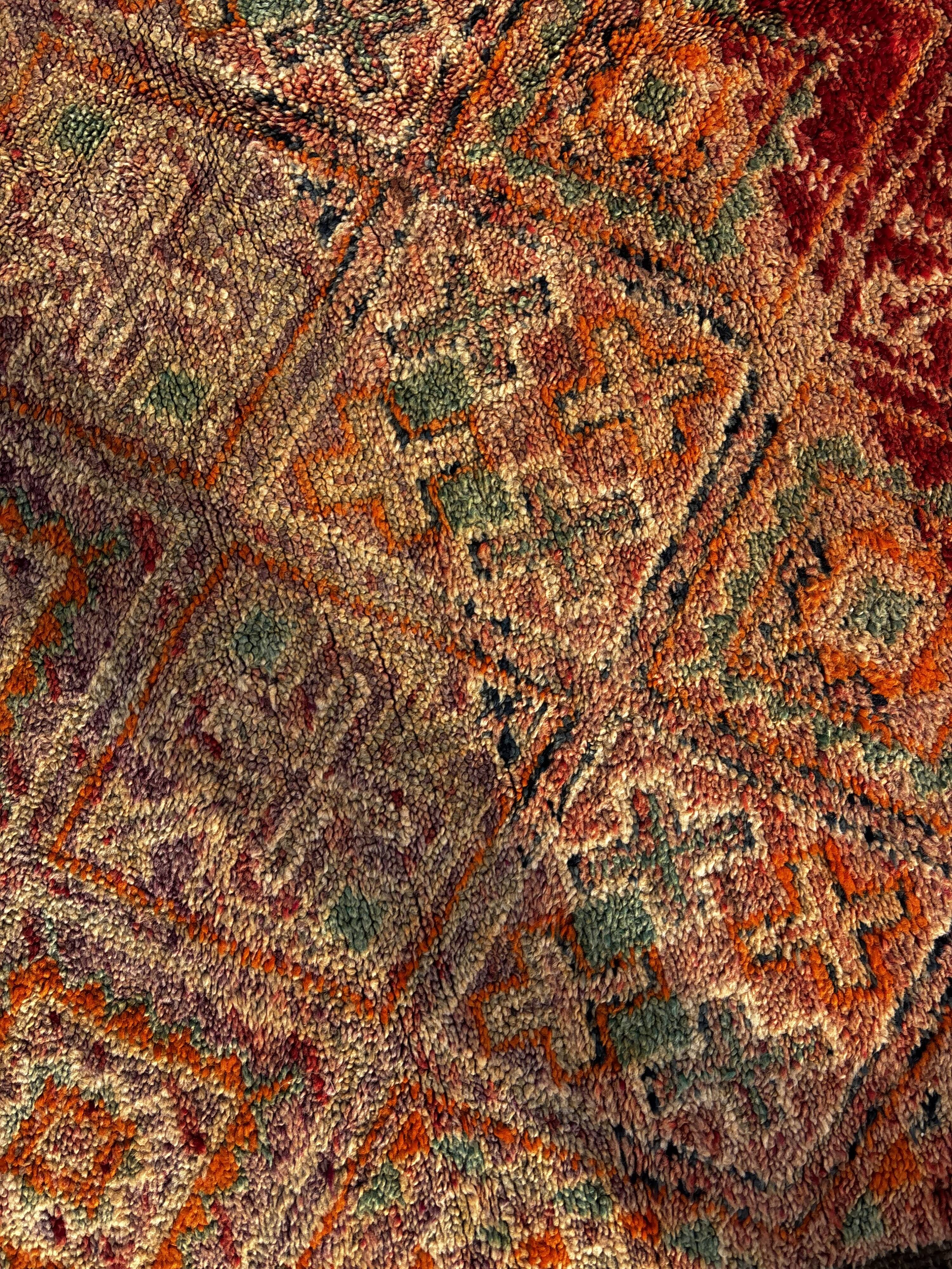 Vintage Boujad Berber rug
