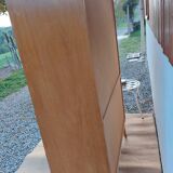 Secretary, drawers with wicker