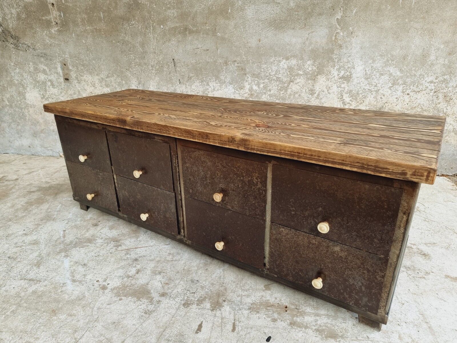 Industrial chest of drawers TV cabinet or sideboard