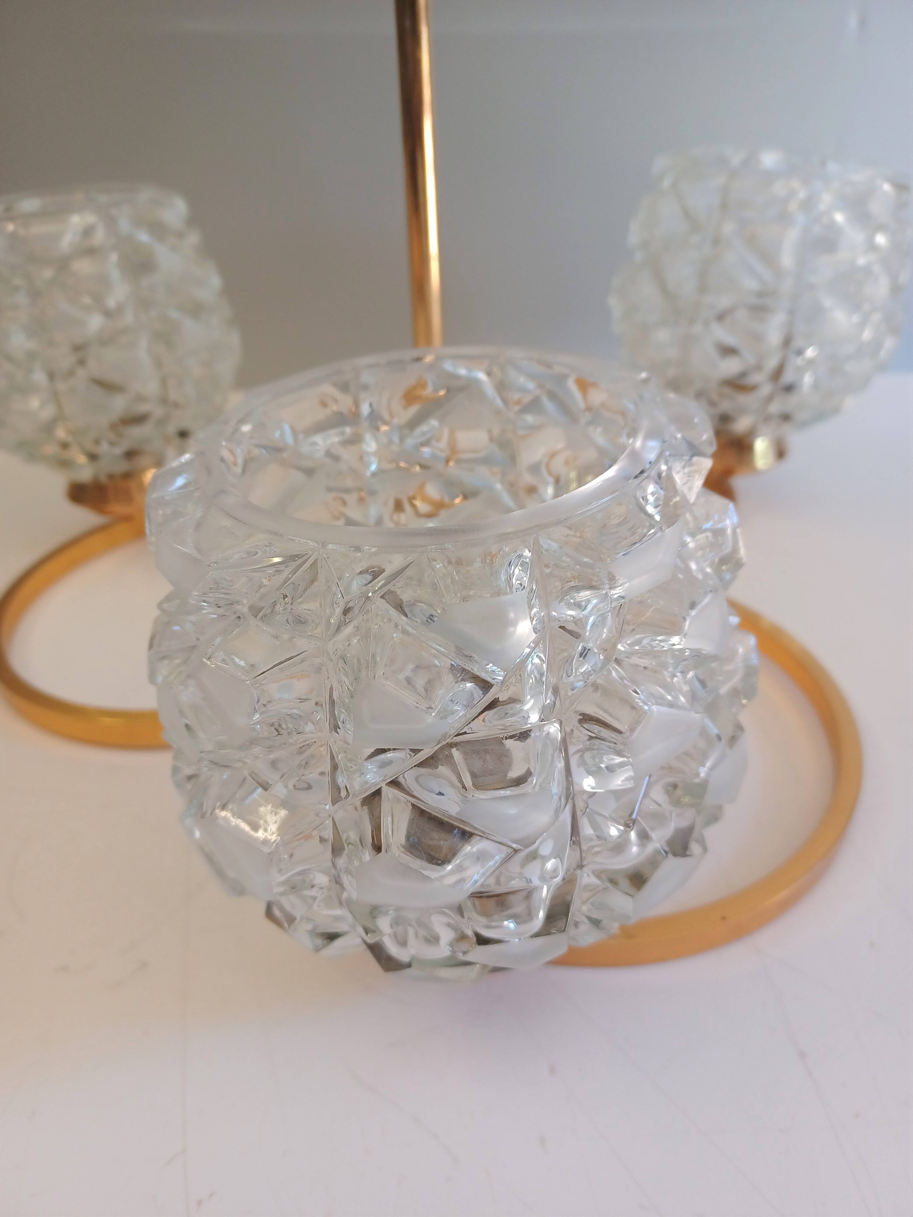 Lustre 3 Feux maison Arlus - 1950