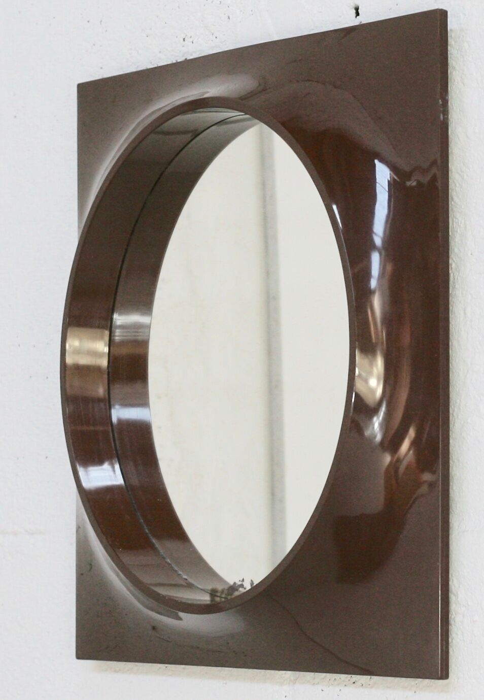 Mirror "space age" plastic, France, circa 1970