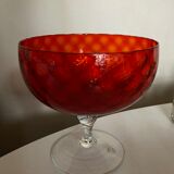 Product Popup Noel 22 Red Frost Glass Cup 1960