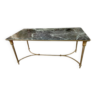 Bronze and marble coffee table, 20th century