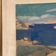Original Swedish Oil on Panel - "Water Landscape" by Leo Janis - Signed - Vintage and Framed - 59 × 49 cm (23.2" × 19.2")