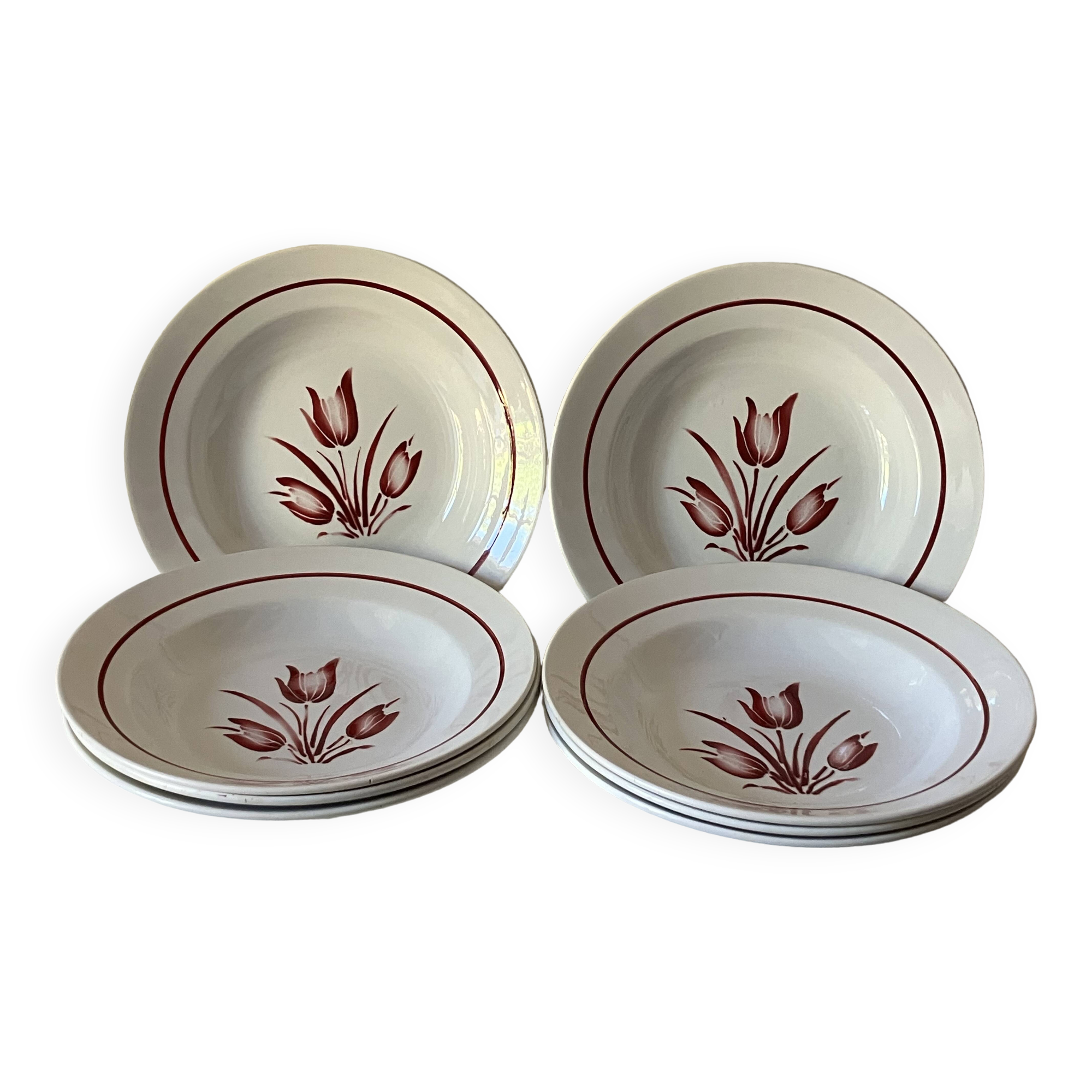 8 soup plates - Haarlem 43 service