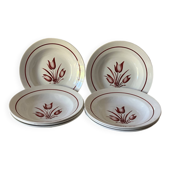 8 soup plates - Haarlem 43 service