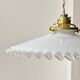 White opaline hanging lamp