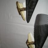 Pair of conical wall lights from the 50s