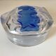 Coupe cristal Daum design annees 70