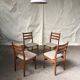 Vtg Set Of 4 Mid Century Dining Chairs Scandinavian 60s 70s Retro Danish Retro