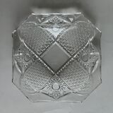 Octagonal glass ashtray
