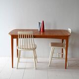 Vintage Scandinavian teak dining table