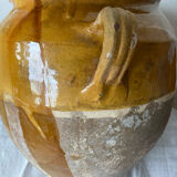 Large confit pot, salt cellar, late 19th century