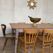 Table de ferme fin XIXème en chêne et sapin