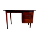 Vintage dark wood desk 50s 60s