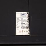 Paolo Piva Double Bed King-Size Brass and Steel "Adia" by B&B, 1980s