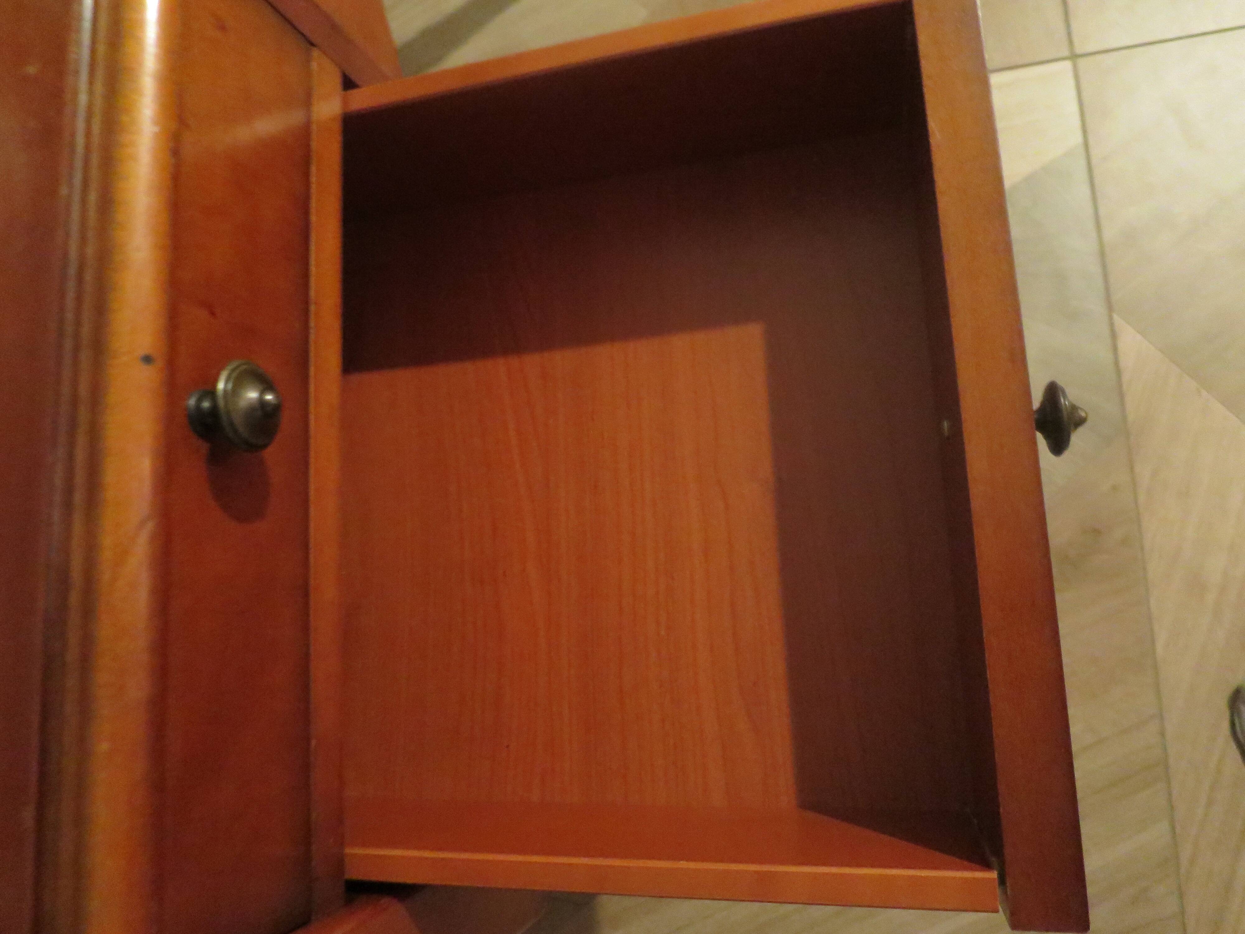 Small minister's desk - 3 drawers - cherry wood - Louis Philippe style
