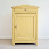 Antique Parisian sideboard in patinated ochre